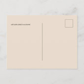 Foto Hochzeit Speichern Sie das Datum Lila Gold Fl Postkarte (Rückseite)