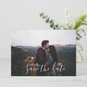 Foto Hochzeit speichern Sie die Datumskarte Save The Date (Stehend Vorderseite)