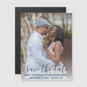 Foto Hochzeit speichert die Datumsmagnete in der M Magneteinladung