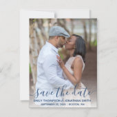 Foto Hochzeit speichert die Datumsmagnete in der M Magneteinladung (Vorderseite)