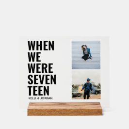 Foto Hochzeit Tischnummern Akryllische Zeichen Acrylschild