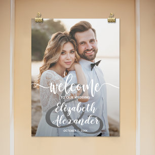 Foto Hochzeit Und Willkommen Poster