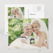 Foto Hochzeit Vielen Dank, dass Sie sich Karten me (Vorne/Hinten)