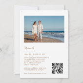 Foto Hochzeit von Watercolor Pastel Blue Einladung (Rückseite)