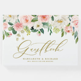 Foto Hochzeit von weißen und blütigen Frühlingsblu Gästebuch