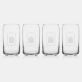 Foto Hochzeit von Winterbaumbranchen Dosenglas (Hinten)