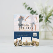 FOTO Hochzeitaufenthalt Rett Datum QR-Code (Stehend Vorderseite)