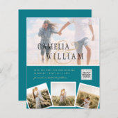 FOTO Hochzeitaufenthalt Rett Datum QR-Code (Vorne/Hinten)