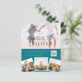 FOTO Hochzeitaufenthalt Rett Datum QR-Code (Stehend Vorderseite)