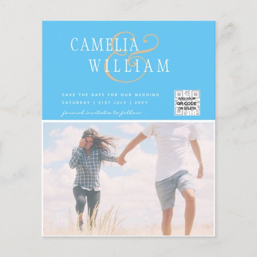 FOTO Hochzeitaufenthalt Rett Datum QR-Code (Vorderseite)