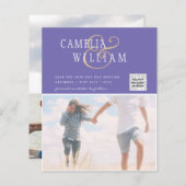 FOTO Hochzeitaufenthalt Rett Datum QR-Code (Vorne/Hinten)