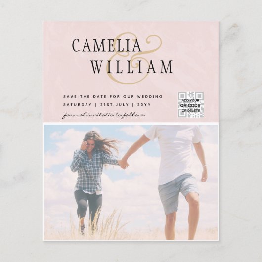 FOTO Hochzeitaufenthalt Rett Datum QR-Code (Vorderseite)