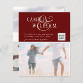 FOTO Hochzeitaufenthalt Rett Datum QR-Code (Vorne/Hinten)