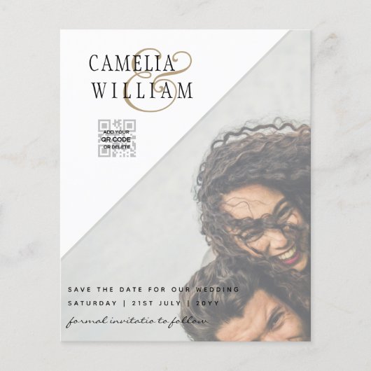 FOTO Hochzeitaufenthalt Rett Datum QR-Code (Vorderseite)