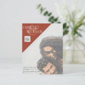 FOTO Hochzeitaufenthalt Rett Datum QR-Code (Stehend Vorderseite)