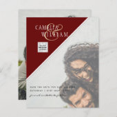 FOTO Hochzeitaufenthalt Rett Datum QR-Code (Vorne/Hinten)