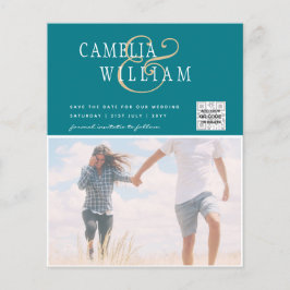 FOTO Hochzeitaufenthalt Rett Datum QR-Code Flyer