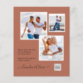 FOTO Hochzeitaufenthalt Rett Datum QR-Code Flyer (Vorne)