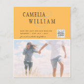 FOTO Hochzeitaufenthalt Rett Datum QR-Code Flyer (Vorne)