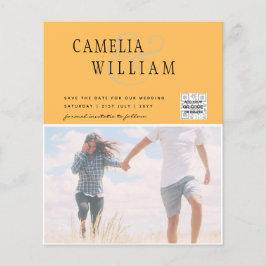 FOTO Hochzeitaufenthalt Rett Datum QR-Code Flyer