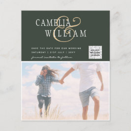 FOTO Hochzeitaufenthalt Rett Datum QR-Code Flyer