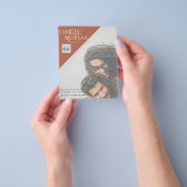 FOTO Hochzeitaufenthalt Rett Datum QR-Code Flyer (Gruppe)