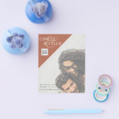 FOTO Hochzeitaufenthalt Rett Datum QR-Code Flyer (Einzeln)