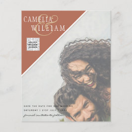 FOTO Hochzeitaufenthalt Rett Datum QR-Code Flyer