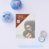 FOTO Hochzeitaufenthalt Rett Datum QR-Code Flyer (Einzeln)