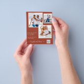 FOTO Hochzeitaufenthalt Rett Datum QR-Code Flyer (Gruppe)