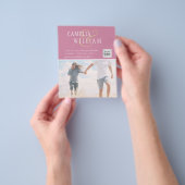 FOTO Hochzeitaufenthalt Rett Datum QR-Code Flyer (Gruppe)