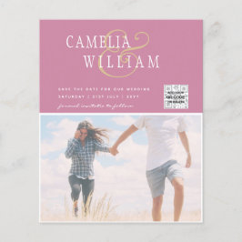 FOTO Hochzeitaufenthalt Rett Datum QR-Code Flyer