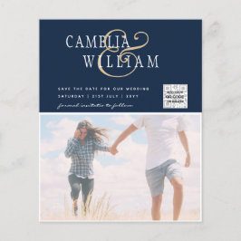 FOTO Hochzeitaufenthalt Rett Datum QR-Code Flyer