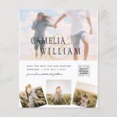 FOTO Hochzeitaufenthalt Rett Datum QR-Code Flyer (Vorne)