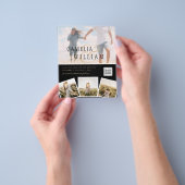 FOTO Hochzeitaufenthalt Rett Datum QR-Code Flyer (Gruppe)