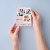 FOTO Hochzeitaufenthalt Rett Datum QR-Code Flyer (Gruppe)