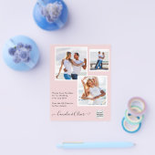 FOTO Hochzeitaufenthalt Rett Datum QR-Code Flyer (Einzeln)