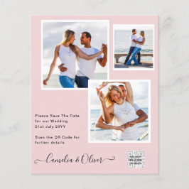 FOTO Hochzeitaufenthalt Rett Datum QR-Code Flyer