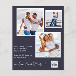 FOTO Hochzeitaufenthalt Rett Datum QR-Code Flyer