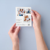 FOTO Hochzeitaufenthalt Rett Datum QR-Code Flyer (Gruppe)