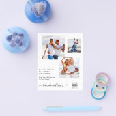 FOTO Hochzeitaufenthalt Rett Datum QR-Code Flyer (Einzeln)