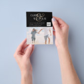 FOTO Hochzeitaufenthalt Rett Datum QR-Code Flyer (Gruppe)