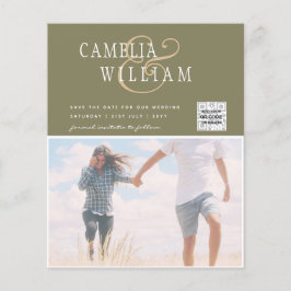 FOTO Hochzeitaufenthalt Rett Datum QR-Code Flyer