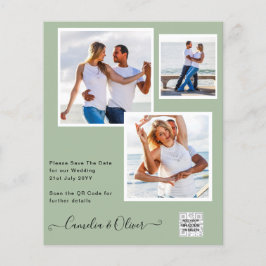 FOTO Hochzeitaufenthalt Rett Datum QR-Code Flyer