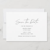 Foto Hochzeiten mit kostenlosen Getränken speicher Save The Date (Rückseite)