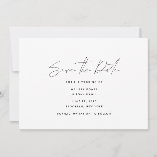 Foto Hochzeiten mit kostenlosen Getränken speicher Save The Date (Rückseite)