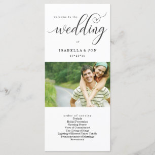 Foto-Hochzeits-Masse/Zeremonie-Programm-Fan Programm