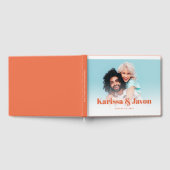 Foto Hochzeitsbuch mit Retro-Farbstil Gästebuch (Voll)