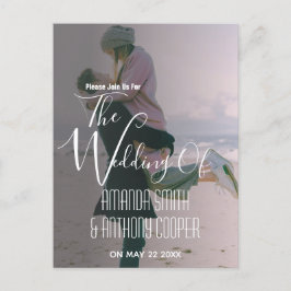 Foto Hochzeitseinladung Einladungspostkarte