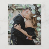 Foto Hochzeitseinladung im Rahmen des Haushalts (Rückseite)